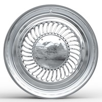 [Polished] Jantes en alliage d'aluminium forgé monobloc polies argentées de 17 et 18 pouces personnalisées pour Lincoln Town Car 2010