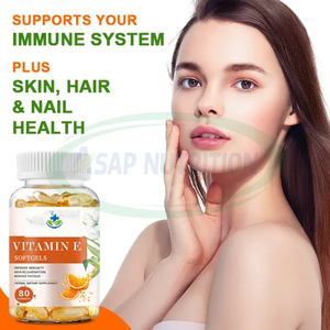 Ausreson Private Label Vitamine <span class=keywords><strong>E</strong></span> Olie Capsule Verhoogde Immuunondersteuning 400iu Vitamine <span class=keywords><strong>E</strong></span> Softgels <span class=keywords><strong>Capsules</strong></span> Voor Huid En Haar - Product Image 3