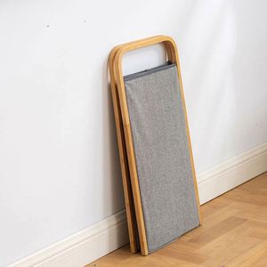 Panier à linge pliable en bambou personnalisé pour la maison - Product Image 2