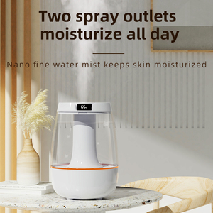 WYWD <span class=keywords><strong>2023</strong></span> <span class=keywords><strong>meilleur</strong></span> personnalisé maison 3L grande capacité humidificateur à ultrasons diffuseur LED double pulvérisation Cool Mist Room humidificateurs d'air intelligents - Product Image 1
