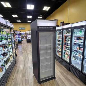 Réfrigérateur à vin et boissons intelligent à température unique, à porte vitrée simple, à refroidissement par air, à inversion intelligente, sans givre, 500 L, 5 étagères, utilisation en <span class=keywords><strong>boulangerie</strong></span> - Product Image 3