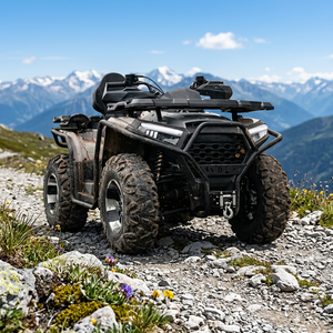 <span class=keywords><strong>Quad</strong></span> utilitaire 4x4 à essence 300cc avec benne de chargement, transmission automatique par arbre, 2WD/4WD, pour ferme, ranch, agriculture, terrains accidentés - Product Image 1