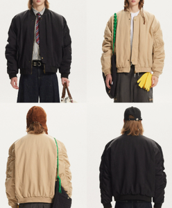 Autumn Winter Season Vintage Street Style Loose Casual Flight <b>Jacket</b> Thickened Cotton Coat Unisex - Product Image 4