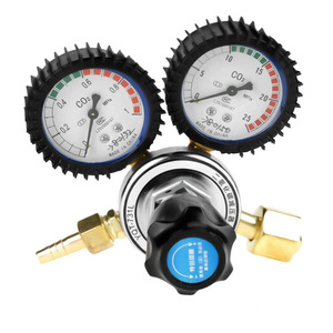 Débitmètre G5/8 pour dioxyde de carbone et acétylène avec manomètre et régulateur de gaz propane et d'oxygène, fils intérieurs et extérieurs - Product Image 1