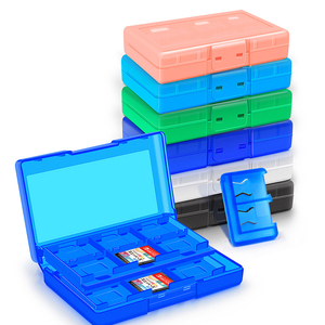 24 in 1 custodia per carte da gioco portatile compatibile-<span class=keywords><strong>Nintendo</strong></span> <span class=keywords><strong>Switch</strong></span> porta scheda memoria <span class=keywords><strong>SD</strong></span> per interruttore Lite accessori - Product Image 1