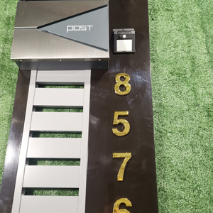Wholesales metal steel outdoor mailboxes customized modern design mail letter post box