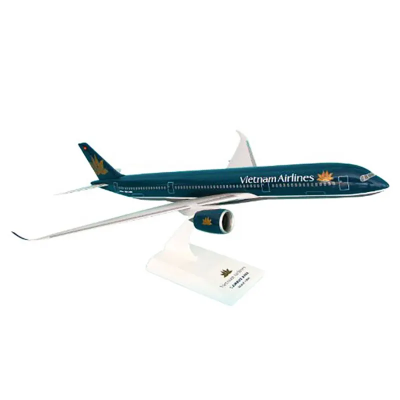 Resin Vietnam Airlines A350 Airplane Model for home decor gift crafts