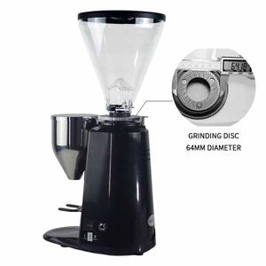 Macinacaffè Automatico <span class=keywords><strong>da</strong></span> 1,5L con Display LCD, Macina a Disco Piatto Quantitativo Avanzato per la Preparazione di <span class=keywords><strong>Caffè</strong></span> Espresso Fresco - Product Image 3
