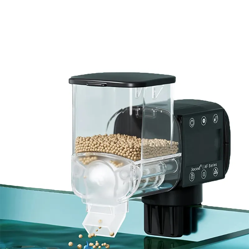 Jebao Smart Fish Feeder Automatic Aquarium Feeding Digital Display Timing Auto Feeder Fishing For Fish Tank Fishbowl Accessories