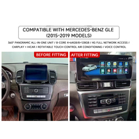 Reproductor Multimedia para Auto KZS TS20 con GPS Integrado, DSP, RGB, Android 15, Pantalla OLED de 12.3 Pulgadas para Mercedes Benz GLE 2015-2019