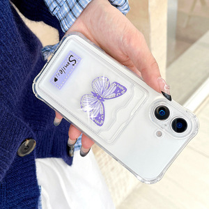 Phong cách Bìa Wallet mềm điện thoại di động Trường hợp với Glitter điện thoại di động <span class=keywords><strong>Shell</strong></span> Đối với iPhone 16 15 13 12 11 Pro Max PM - Product Image 2