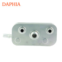 Pour BMW E46 pièces automobiles système de refroidissement refroidisseur d'huile moteur pour 323i 330i 325i 328i radiateurs aluminium acier OEM 17227505826 nouveau
