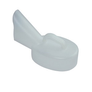 Urinoir féminin de grand diamètre 800 ml en plastique portable ovale avec graduations pour femmes alitées - Product Image 2