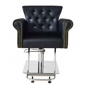 Chaise de salon rose élégante et luxueuse Suessen 2024 pour femmes, salon de coiffure, coiffeur, chaise réglable - Product Image 5