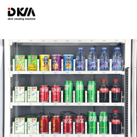 Distributeur automatique intelligent DKM avec écran tactile, système d'élévation, combo boissons et snacks