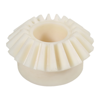 Pembuat Spiral Spiral Mini Hypoid plastik nilon pom miniatur lurus diferensial mesin Spur Bevel Gear harga