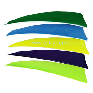2/3/4 /5inch lá chắn bắn cung fletching Thổ Nhĩ Kỳ lông nước thả loại đúng lông bắn cung Thổ Nhĩ Kỳ lông tự làm mũi tên - Product Image 2