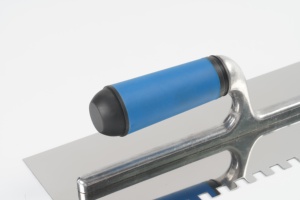 Outils professionnels pour le collage de plaques de plâtre, truelle en acier inoxydable avec manche bimatière, truelle à plâtrer à dents carrées - Product Image 5