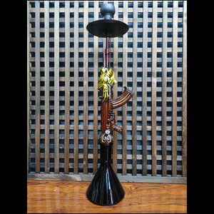 Vente directe fabricant : <span class=keywords><strong>Chicha</strong></span> <span class=keywords><strong>AK47</strong></span> de grande taille avec design en résine en forme de dragon tyrannosaure - Product Image 4