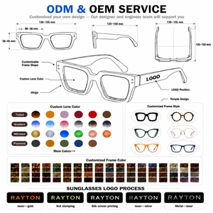 <span class=keywords><strong>Gafas</strong></span> de Sol Cuadradas Polarizadas de Acetato para Hombre y Mujer, Estilo Piloto, UV400, para Conducir al Aire Libre, Moda Retro, Montura Gruesa, <span class=keywords><strong>Gafas</strong></span> de Sol de Diseñador - Product Image 5