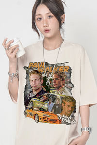 custom organic <strong>t</strong>-<strong>shirts</strong> Heavyweight 250GSM Long Vintage Summer <strong>T</strong> <strong>Shirt</strong> for Men <strong>Fast</strong> &amp; <strong>Furious</strong> Plain Oversized 100% Cotton Washed Print for Fitness - Product Image 3