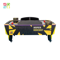 Machine de jeu d'arcade de divertissement, plusieurs rondelles, 2 joueurs, table de hockey sur air avec distributeur de tickets