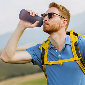 Bouteille d'eau portable X3 en acier inoxydable, réutilisable, pour le cyclisme et les activités de plein air - Product Image 1