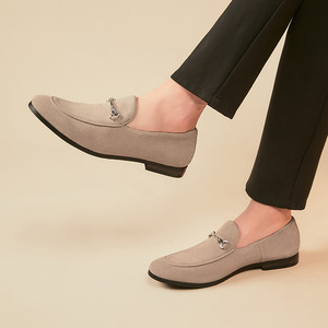 Mocassins en cuir véritable de qualité supérieure pour hommes, chaussures à enfiler pour le bureau, décontractées ou formelles, légères et confortables - Product Image 2