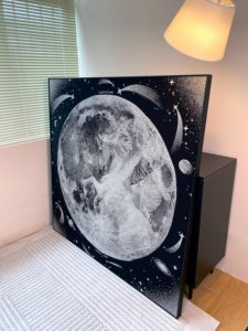 إطارات لوحات حريرية فاخرة مخصصة بالجملة مقاس 100×100 سم من سبائك الألومنيوم مقاومة للأشعة فوق البنفسجية - Product Image 3