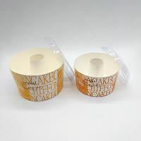 S / M / L moule à pain de cuisson rond assiette à gâteau en papier antiadhésive avec couvercle en mousseline de soie Tube Pan