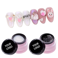 Gel à strass transparent personnalisé, imperméable, longue durée, sans résidu, 15 ml, gel souple pour presser les ongles, colle élastique pour strass pour ongles