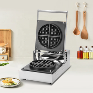 Gaufrier électrique antiadhésif commercial Mini gaufre ronde faisant la machine utilisation de cuisine boulanger à gaufres professionnel fabriqué - Product Image 3