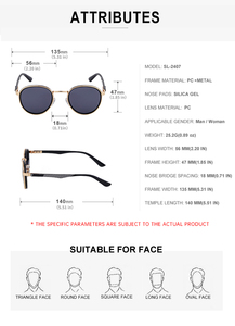 <span class=keywords><strong>Occhiali</strong></span> <span class=keywords><strong>da</strong></span> <span class=keywords><strong>Sole</strong></span> Partagas <span class=keywords><strong>Vintage</strong></span> Retrò di Design con Logo Personalizzato Montatura Rotonda Stile Punk Protezione UV400 per <span class=keywords><strong>Uomo</strong></span> e Donna - Product Image 6