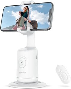 Supporto per Telefono con Rotazione a 360 Gradi e Tracciamento Automatico del Viso e del Corpo, Treppiede per Riprese Vlog e Streaming Live - Product Image 3