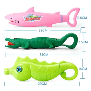 Shark Ontworpen Zomer Speelgoed Water Custom Zomer Outdoor Strand Speelgoed Kinderen Plastic Hogedrukreiniger Blaster Pistool