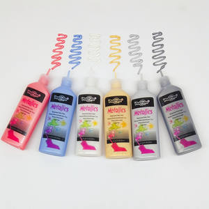 Pinturas Acrílicas Metálicas Paintway, 6 Colores, 37 ml, Modelo 16905, para Proyectos de Bricolaje, Textiles, Ropa, <span class=keywords><strong>Camisetas</strong></span>, Jeans, Bolsas, Lavadoras, Secadoras - Product Image 2