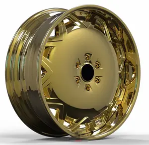 5X127 22 Inch Gesmeed Spoke Wielen Velgen, 22 Inch H Type Velgen 5 Gat Diepe Schotel Past Voor 1988 5th Avenue