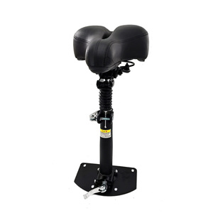 Siège pliant réglable de 10 pouces avec amortisseur, accessoires de réparation pour tiges de selle de trottinette électrique - Product Image 1
