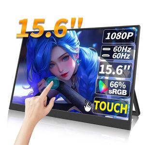 Moniteur Portable Tactile IPS 1080P FHD 15,6 Pouces avec Type-C/HD/HDR, Taux de Rafraîchissement 60Hz pour Téléphone/Ordinateur Portable/Gaming OEM/ODM - Product Image 1