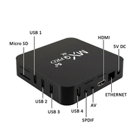 Boîtier TV Android MXQ PRO 4K Smart Internet Set Top OTT TV Box 1 Go de RAM Android TV Box Mxq Pro Rk3229