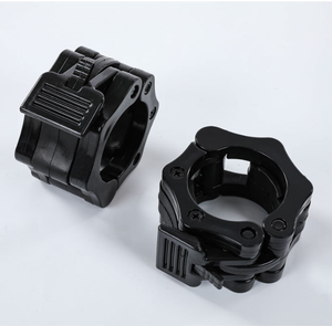 Collares de barra de plástico de Venta caliente con abrazadera Collar de barra Clips de bloqueo de hebilla de mancuerna para entrenamiento - Product Image 1