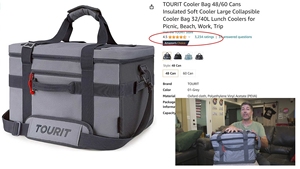 Échantillon gratuit, vente en gros d'usine, sacs isothermes en TPU personnalisés, sacs isothermes imperméables pour pique-nique et camping, sacs isothermes en nylon souple personnalisés - Product Image 2