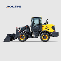 AOLITE ALT 620C CE 2 tonnes mini chargeuse sur pneus avant chinoise de bonne qualité petite chargeuse sur pneus à lame frontale compacte à vendre