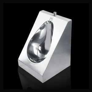 Vaso urinário masculino de aço inoxidável, tigela de mictório para parede wc, mais popular, venda