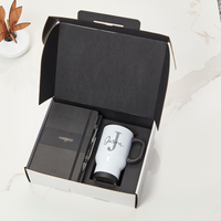 Cahier de notes, stylo et tasse de voyage A5 A6 à impression personnalisée coffret cadeau de prix d'entreprise boîte cadeau pour la fête des pères