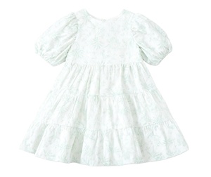 Robe <span class=keywords><strong>tutu</strong></span> américaine blanche pour filles enfants décontracté à <span class=keywords><strong>pois</strong></span> à volants demi-manche col rond pour les fêtes d'anniversaire d'été tailles 3-14Y - Product Image 4