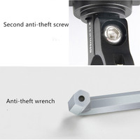 GUB G-88 Multifunktionaler Fahrrad-Handyhalter Diebstahlsicherer Bolzen Aluminiumlegierung Handyständer Sportkamera-Halterung