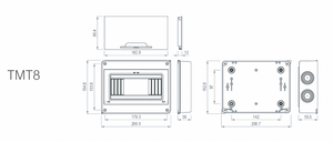 <b>Waterproof</b> Plastic <b>Box</b> TMT(HT) Series HT-2 Distribution <b>box</b> - Product Image 2