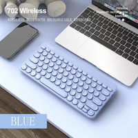 XINMENG RF702 Combo de Teclado y Ratón Inalámbrico, Juego de Teclado y Ratón Silencioso para Juegos, Oficina, Hogar, Negocios, Jugadores