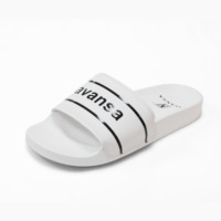 Sandales personnalisées en gros, nouveau design, sandales plates ouvertes pour filles et femmes, pantoufles